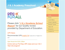 Tablet Screenshot of jjacademy.org